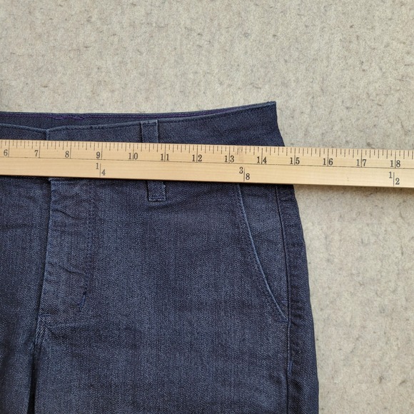 NYDJ Ankle Jeans Womens 4P Blue Dark Wash Lift Tuck Technology 29x27 Made in USA - Picture 8 of 12